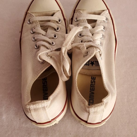 White Converse all star  szMens5 womens7 - Picture 5 of 7